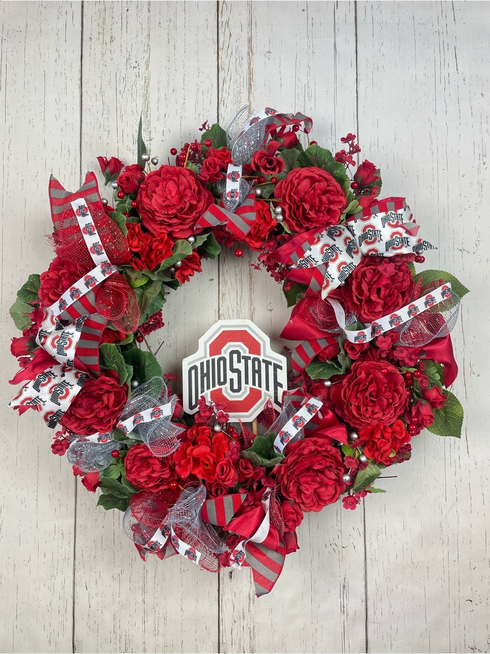 The Ohio State University Custom Made Door Wreath